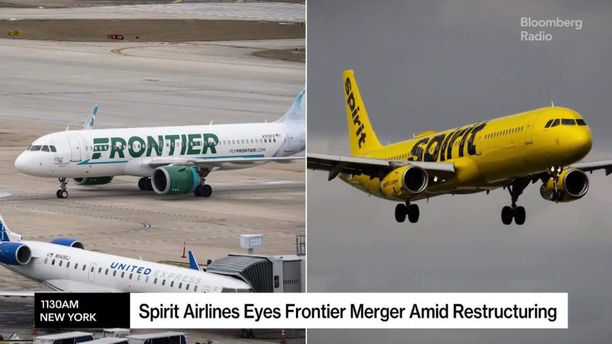 spirit-airlines-contempla-fusionarse-con-frontier-en-medio-de-una-reestructuracion