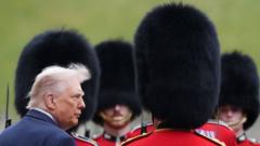 en-imagenes:-el-presidente-de-los-estados-unidos,-donald-trump,-en-el-segundo-estado-al-reino-unido