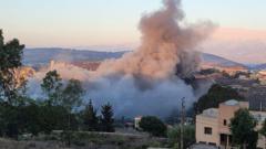 los-ataques-aereos-israeli-llegaron-al-sur-del-libano