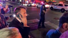 macron-llama-a-trump-despues-de-que-la-caravana-bloquea-su-auto