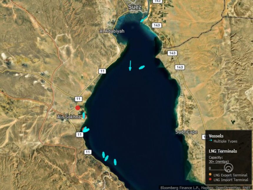 los-barcos-de-gnl-se-acumulan-cerca-de-las-terminales-de-egipto-como-crateres-de-demanda