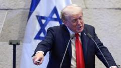 «la-larga-y-dolorosa-pesadilla-finalmente-termino»,-dice-trump-al-parlamento-de-israel