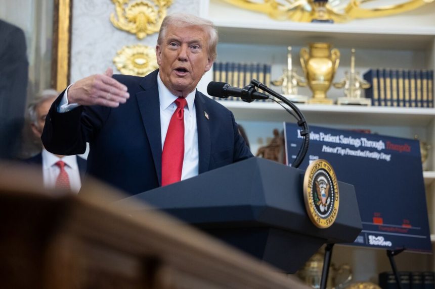 lilly-y-novo-caen-despues-de-que-trump-promocionara-un-precio-de-ozempic-«mucho-mas-bajo»