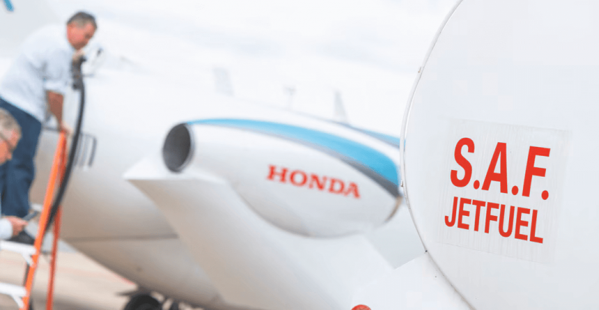 hondajet-prueba-vuelo-con-mezcla-100%-saf
