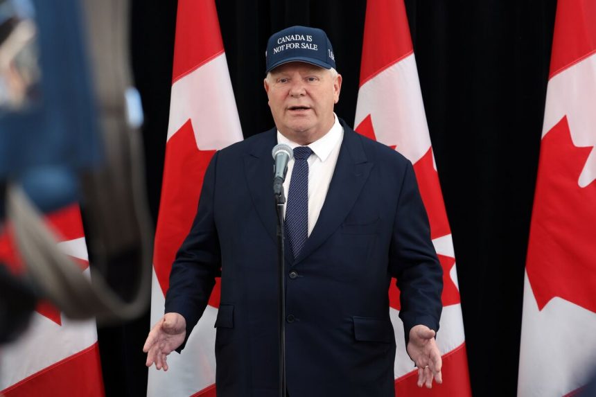 el-primer-ministro-de-ontario-dice-que-no-lamenta-el-anuncio-que-hizo-estallar-las-negociaciones-comerciales
